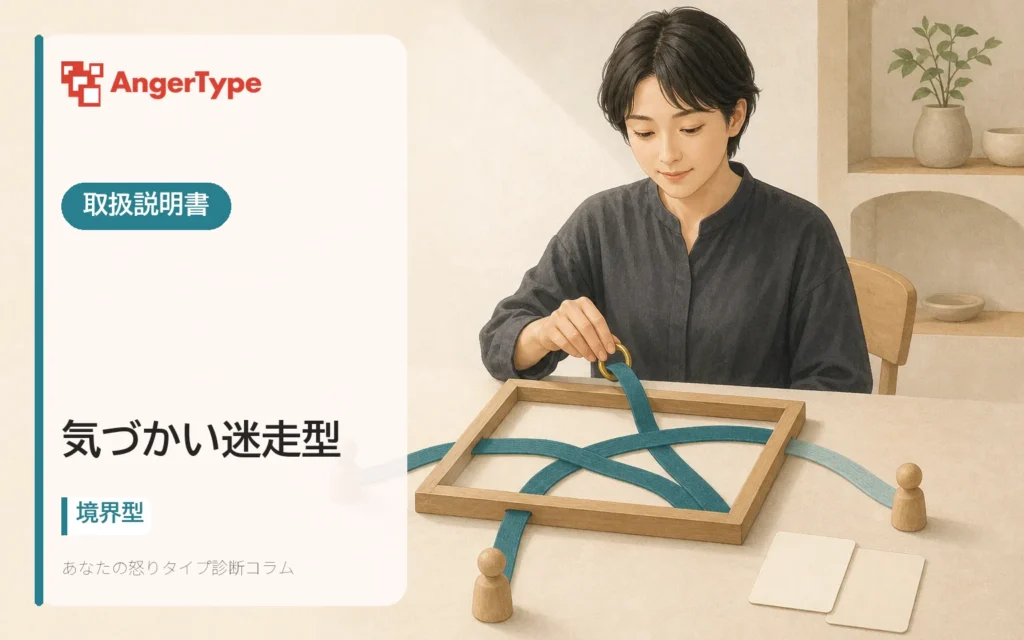 気づかい迷走型の取扱説明書を表現したイラスト